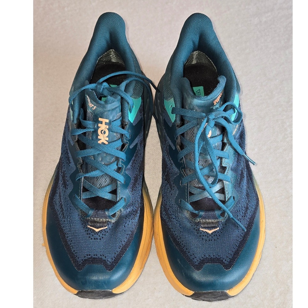 Hoka Speedgoat 5 GTX Trail Running Shoes Deep Lake Celandine Womens size 10